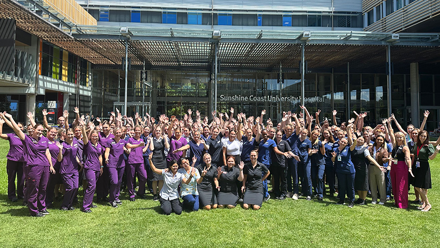 Graduate nurses and midwives at Sunshine Coast University Hospital