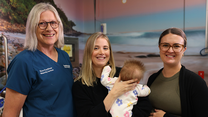 Kay Bugler, Mum Alice, Alice's daughter and Mum Lauren